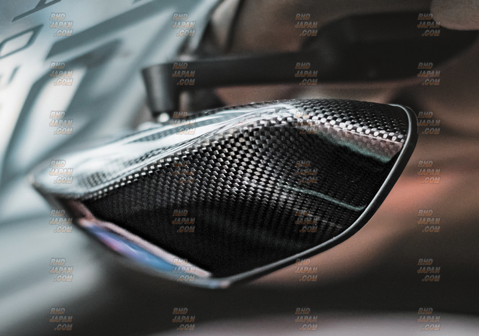 ☆*MR*☆ページ (ღ✪ｖ✪) MINE's Rearview Room Mirror Carbon Fiber Clear Finish - Skyline GT